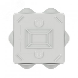 Коробка уравнивания потенциалов, 8 зажимов, 6 вводов, 20 мм, 80х80х40 мм, IP44