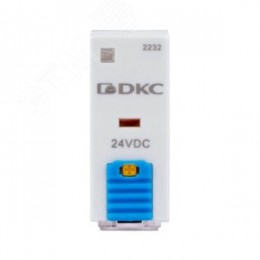 Реле миниатюрное промышленное, 2CO, коммутируемый ток 8 А, AgSnO, напряжение 24V DC, опция – тест-кнопка+светодиод+защитный диод