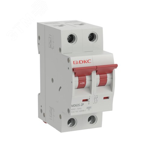 Выключатель автоматический двухполюсный 40А C 4,5кА