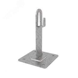 Держатель металлический для плоской кровли 100 мм