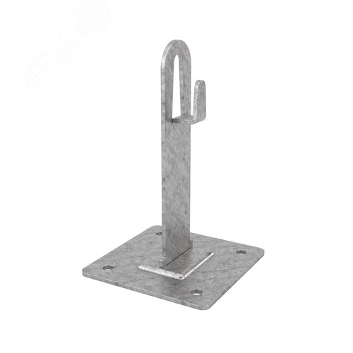 Держатель металлический для плоской кровли 100 мм