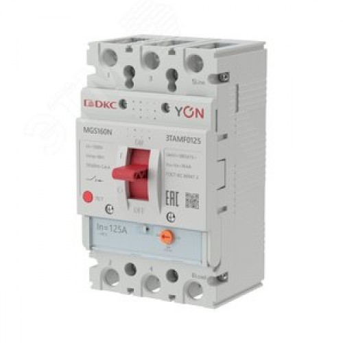 Выключатель автоматический YON MGS160 3P 100-125 A 36 kA