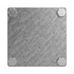 Соединитель полоса - полоса 100х100 мм