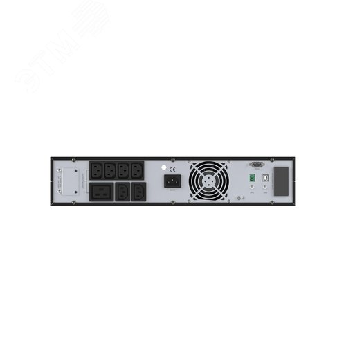 Источник бесперебойного питания Online Смолл Рэкмаунт (Small Rackmount), 2000 ВА/2000 Вт,1/1, 8xIEC C13, 1хIEC C19, EPO, USB, RS-232, Rack 2U, з/у 1А, 4x9Ач