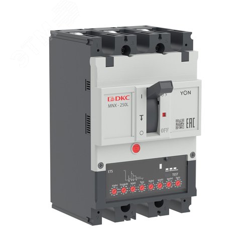 Выключатель автоматический YON pro MNX250L 3P 250 A 70 kA при AC415V расц. ETS