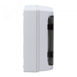 Щит настенный с дверцей 8 модулей IP65 серый с    клеммным блоком 63А