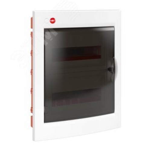 Щит встраиваемый с дверцей 24 модуля IP41 белый   с клеммным блоком 63А