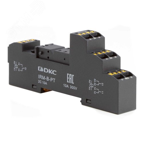 Колодка с клеммами push-in для реле IRM