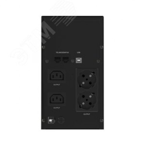 Источник бесперебойного питания line-interactive, Info LCD 2000 ВА/1200 Вт, 1/1, 2xIEC C13, 2xSchuko, USB + RJ45, LCD, 2x9Aч
