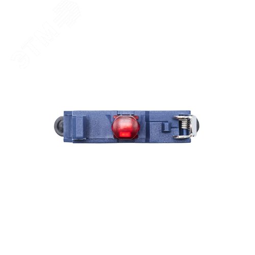 Контактный блок с клеммным безвинтовым зажимом со светодиодом на 220В, красный