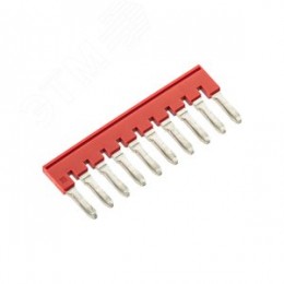 Перемычка вставная для клеммы на 4 кв.мм, 10-и полюсная