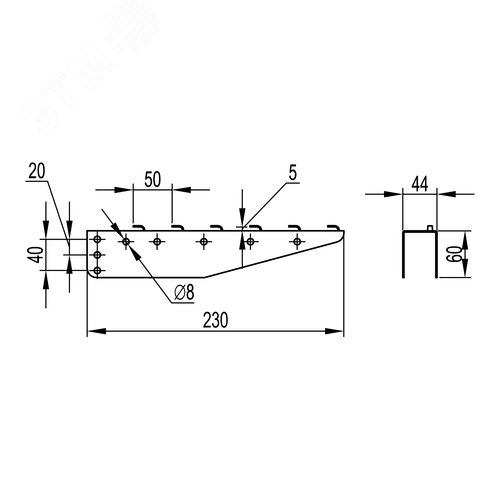 Консоль BM основание 200