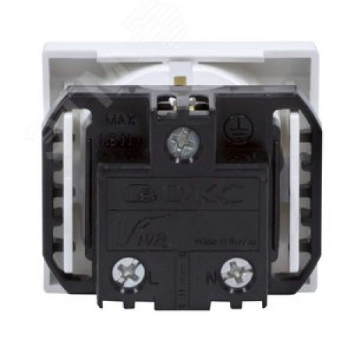 VIVA Розетка силовая с заземлением белая