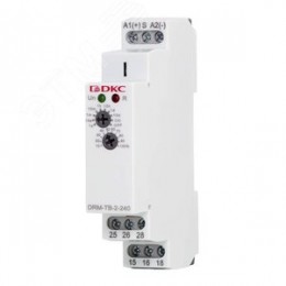 Реле времени, задержка выключения, конфигурация контакта 2CO, AC/DC 12-240 В