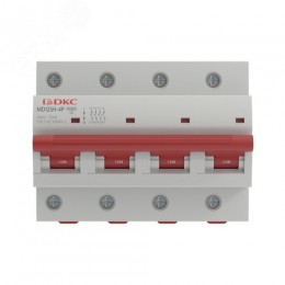 Выключатель автоматический модульный YON max типа MD125H, 10кА, 4 полюса, хар-ка C, 100А