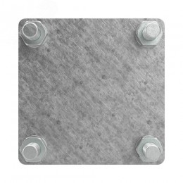 Соединитель полоса - полоса 80х80 мм