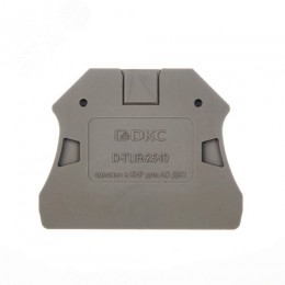 Изолятор торцевой для клемм TUR-2.5...10, серый