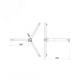 Тренога для молниеприемной мачты