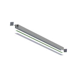 Светильник светодиодный CSVT CUBO 36 750x80x50    CRI80 4000 opal-sand IP20 белый подвесной