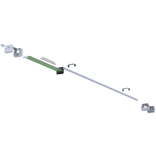 Светильник светодиодный ДСП-38w 4400лм 5000К milky IP67 SLIM TUBE