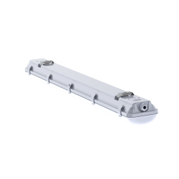 Светильник светодиодный CSVT SLIM 32 1262х124х85 CRI80 4000 milky IP65 II серый подвесной/накладной