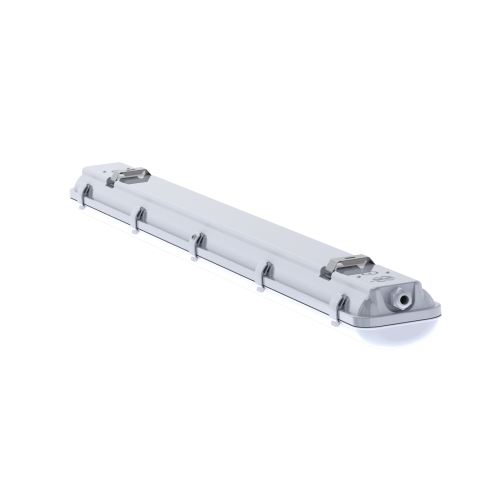 Светильник светодиодный CSVT SLIM 32 1262х124х85 CRI80 5000 milky IP65 II серый подвесной/накладной