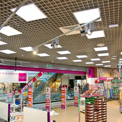 Светильник светодиодный ДВО/ДПО-34w 3800лм 4000К opal-sand IP40 SPARTA-PANEL