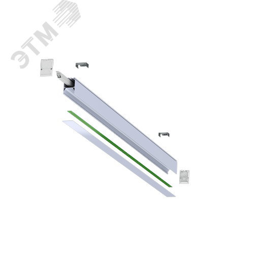 Светильник светодиодный FLORA-50 70 CRI80 4000 microprisma-opal IP40 красный RAL3020 подвесной/накладной met AB SW-007