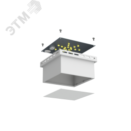Светильник светодиодный ДВО-8w 800Лм 4000К opal-sand IP40 LED-GR