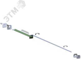 Светильник светодиодный ДСП-38w 4400лм 5000К milky IP67 SLIM TUBE