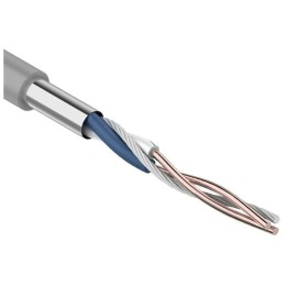 Витая пара U/UTP 1PR 24AWG CAT5e бухта 305м серый