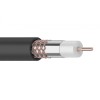 Кабель коаксиальный RG-6U+Cu 75 Ом Cu/Al/Cu 64% OUT черный 100 м