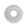 Кабель коаксиальный RG-6U, 75 Ом, Cu/Al/Cu, 75%, IN, белый, 100 м