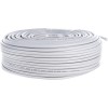 Кабель коаксиальный RG-6U, 75 Ом, Cu/Al/Cu, 75%, IN, белый, 100 м