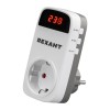 Реле напряжения вилка-розетка c дисплеем 16А REXANT