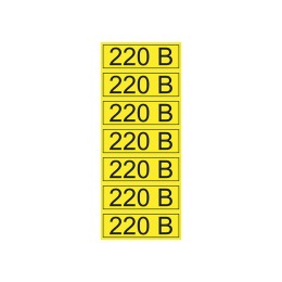 Наклейка знак электробезопасности  ''220 В '' 35х100 мм 70шт., REXANT
