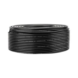 Кабель коаксиальный RG-58 A/U 50 Ом Cu/Al/Cu 64%  бухта 100м черный, REXANT