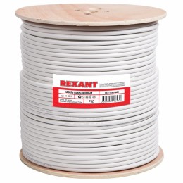 Кабель коаксиальный магистральный RG-11U, 75Ом, CCS/Al/Al, 83%, IN, белый 305м
