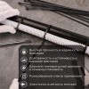 Хомут-стяжка кабельная нейлоновая 350x4,8 мм, черная, упаковка 100 шт, REXANT
