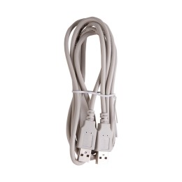 Кабель USB (шт. USB A - шт. USB A), 1.8м., серый