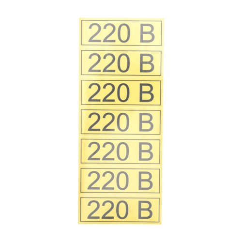 Наклейка знак электробезопасности  ''220 В '' 35х100 мм 70шт., REXANT
