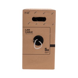 Витая пара U/UTP, CAT 5e, PVC нг(А)-LS, 4х2х0,52мм, INDOOR, SOLID, серый, РФ