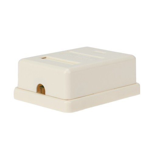 Розетка компьютерная 1 порт RJ-45 (8P8C) cat 5e внешняя,