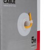Витая пара U/UTP CAT 5e 4х2х0.50мм LSZH нг(А)-HF 24AWG IN оранжевый