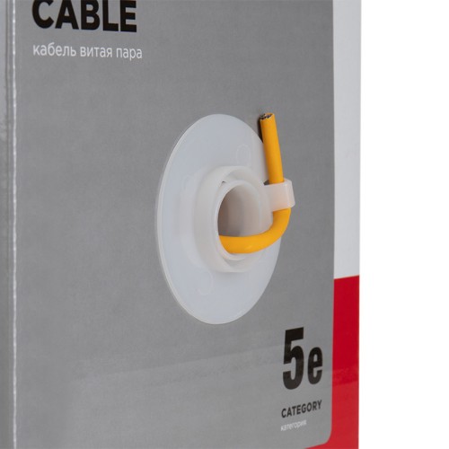 Витая пара U/UTP CAT 5e 4х2х0.50мм LSZH нг(А)-HF 24AWG IN оранжевый