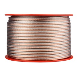 Кабель акустический 2х2.50 мм2, прозрачный SILICON, 100 м