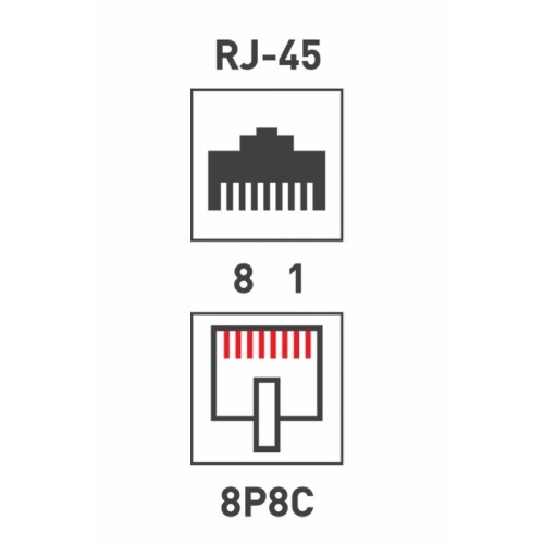 Проходник компьютерный RJ-45(8P-8C) cat 5e (гнездо-гнездо),