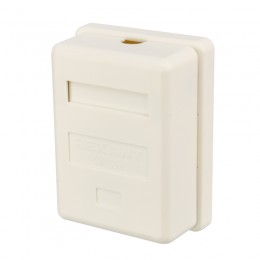 Розетка компьютерная 1 порт RJ-45 (8P8C) cat 5e внешняя,