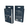 Кабель USB 3в1, Type-С, Lightning, Micro USB, 1.2м, черный