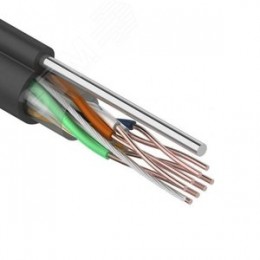 Витая пара U/UTP 4PR 24AWG CAT5e OUTDOOR + ТРОС*1